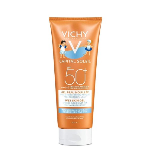 Vichy Capital Soleil Crianças Gel Wet Skin SPF50 200ml