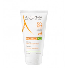 ADerma Protect AD Creme solar SPF50+ pele com tendência acneica 150ml