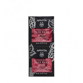 Apivita Express Beauty Máscara Antirrugas & Refirmante de Uva 2x8ml