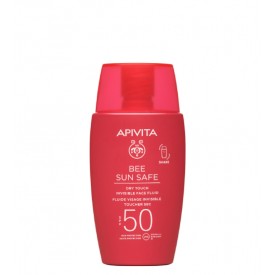 Apivita Bee Sun Safe Dry Touch Invisible Face Fluid 50SPF 50ml