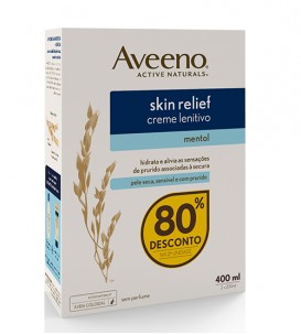 Aveeno Skin Relief Creme Lenitivo Mentol 2x200ml