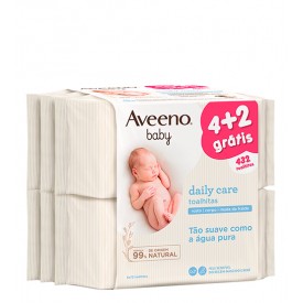 Aveeno Baby Daily Care Toalhitas 6x72 Unidades