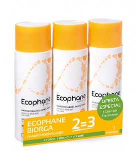 Ecophane Biorga Shampoo Fortificante 3x200ml