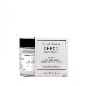 Depot Nº 401 Pre & Post Shave Cream Skin Protector 75ml