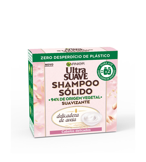 Garnier Ultra Suave Shampoo Sólido Delicadeza de Aveia 60g