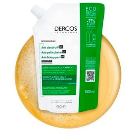 Vichy Dercos Shampoo Anticaspa Cabelos Normais a Oleosos Recarga 500ml