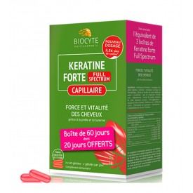 Biocyte Keratine Forte Extra Plus Capilar 120 Cápsulas + OFERTA 20 Dias