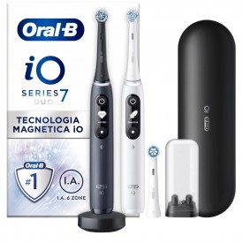 Oral-B Escova Elétrica iO 7 Duplo Preta e Branca