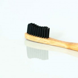 Bam&Boo Bamboo Toothbrush Adult Medium Black