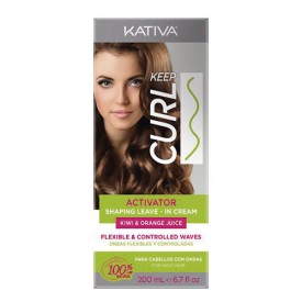 Kativa Keep Curl Ativador Leave In 200ml