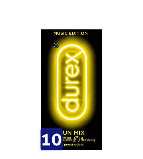 Durex Music Edition Fun Mix 10 Preservativos