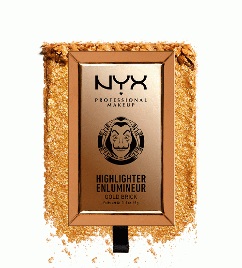 Nyx Iluminador Classic Gold La Casa de Papel