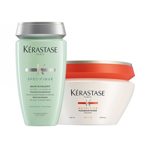 Kérastase Bain Divalent e Masquintense Finos