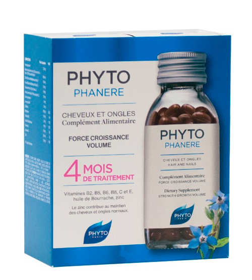 Phyto Phanere 120 Cápsulas Cabelo e Unhas + OFERTA 1 EMBALAGEM