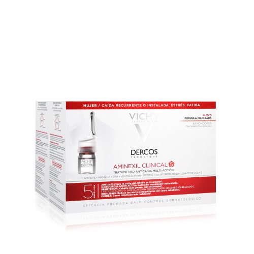 Vichy Dercos Aminexil Clinical 5 - 42 Ampolas - Mulher
