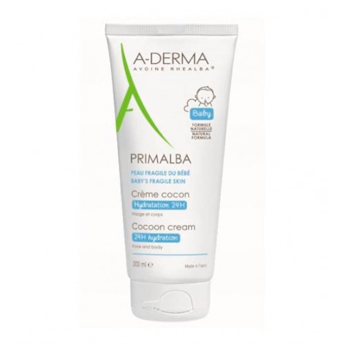 A-Derma Primalba Creme Cocon para bebé hidratação 24h 200ml