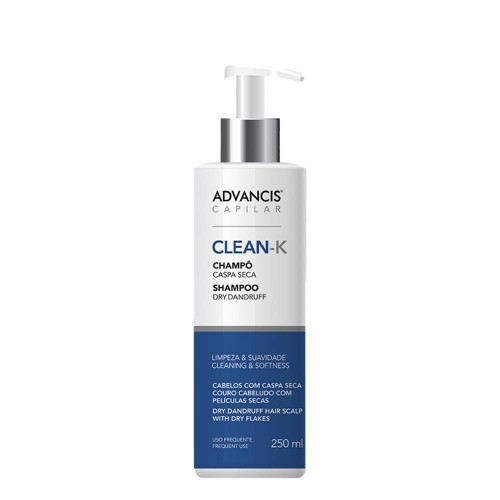 Advancis Capilar Clean-K Shampoo Cabelos com Caspa Seca 250ml