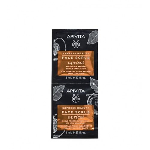 Apivita Express Beauty Creme Esfoliante Suave de Alperce 2x8ml