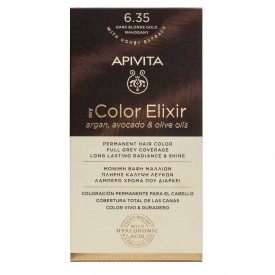 Apivita My Color Elixir 6.35 Ouro Mogno Loiro Escuro