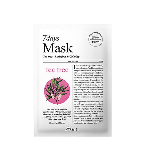 Ariul 7Days Tea Tree M Máscara Purificante e Calmante 23ml
