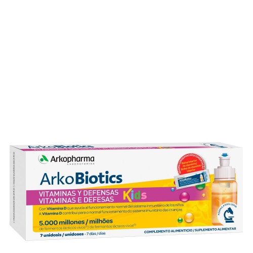 ArkoBiotics Vitaminas e Defesas Suplemento Alimentar Kids 7x10ml