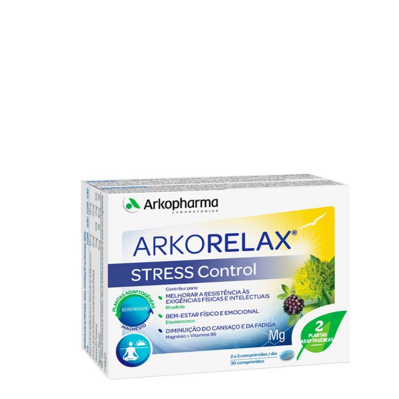 Arkopharma Arkorelax Stress Control, 30 Comprimidos