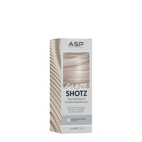 Affinage Glaze Shotz Máscara de Coloração Semi-Permanente Quicksilver 150ml