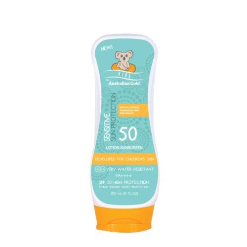 Australian Gold Kids Sensitive Sun Protection Lotion Sunscreen SPF50 237ml