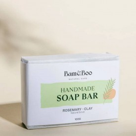 Bam&Boo Soap Bar Rosemary and Clay