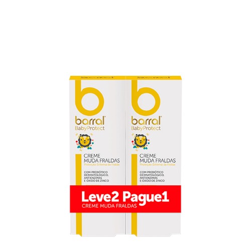 Barral BabyProtect Creme Muda Fraldas 2x75g Preço Especial