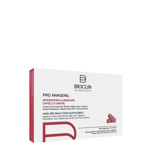 Bioclin Pro Anagenil Cabelo e Unhas 30 cápsulas