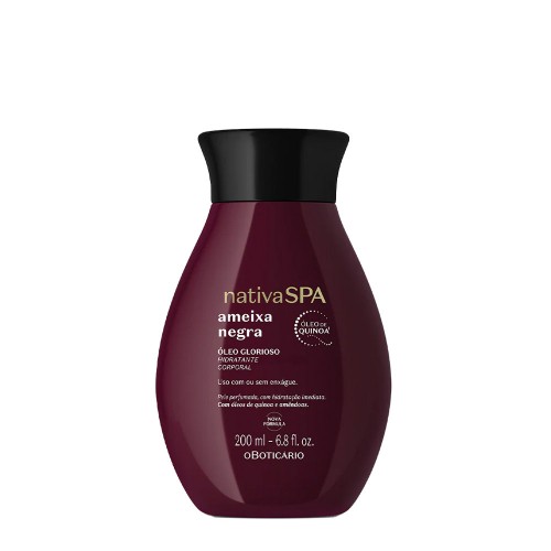 O Boticário Nativa SPA Óleo Hidratante Ameixa Negra 200ml