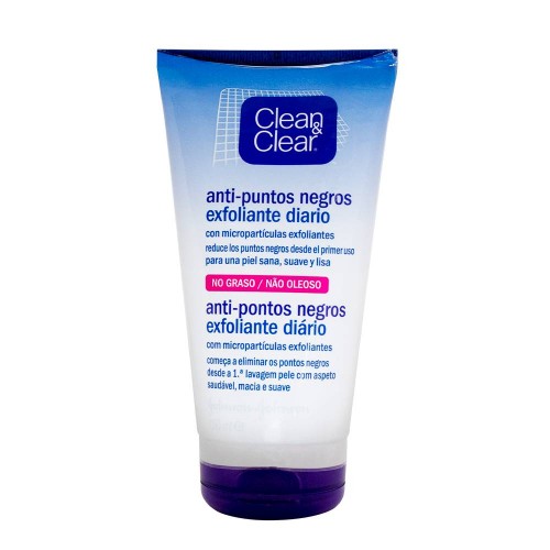 Clean & Clear Gel Facial Exfoliante Pontos Negros 150ml