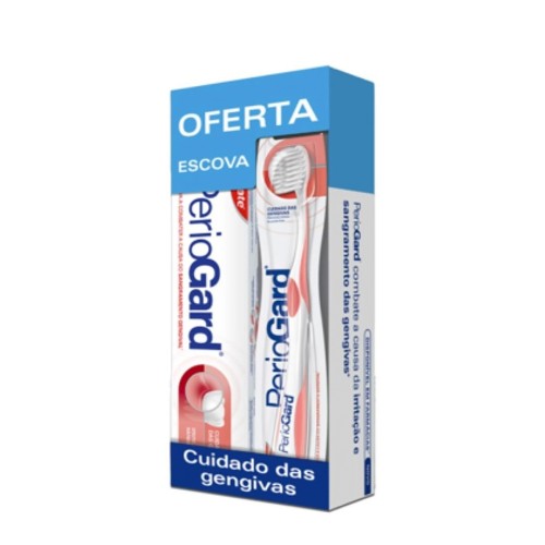 Colgate PerioGard Cuidado das Gengivas Pasta de Dentes 75ml + OFERTA Escova de Dentes Extra Suave 