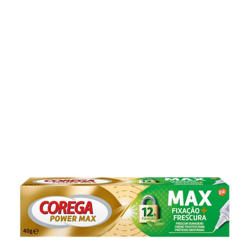 Corega Power Max Fixação + Frescura Creme 40g