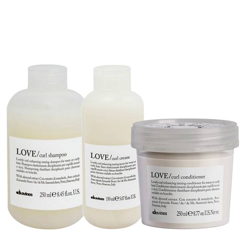 Davines Love Curl Trio Definição de Caracóis
