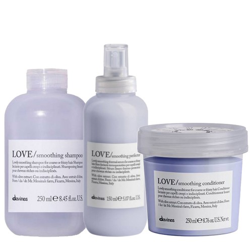 Davines Love Smoothing Trio Antifrizz Completo