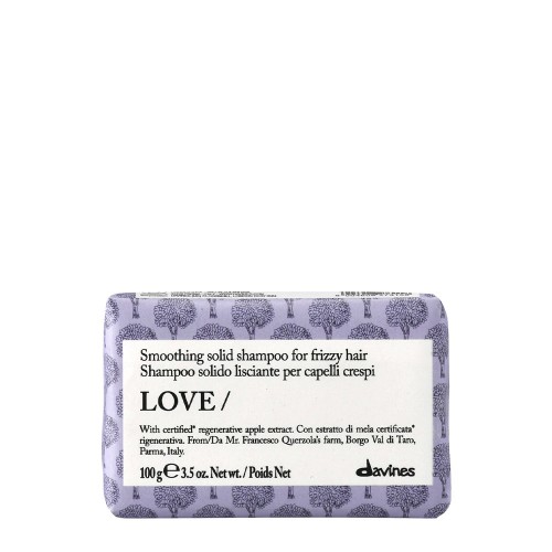 Davines Love Smoothing Shampoo Sólido Antifrizz 100g 