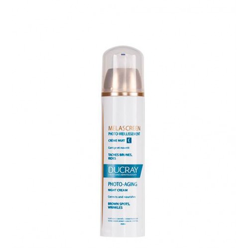 Ducray Creme de Noite Anti-Manchas Castanhas Melascreen Fotoenvelhecimento, uniformiza 50 ml