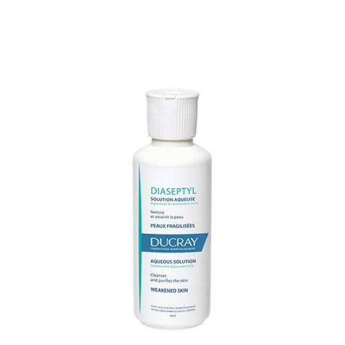 Ducray Solução Aquosa Diaseptyl, limpa e purifica a pele 125 ml