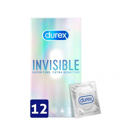 Durex Invisible Extra 12 Preservativos