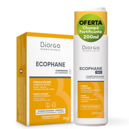 Ecophane Biorga Suplemento Alimentar 60 Comprimidos + OFERTA Shampoo Fortificante 200ml