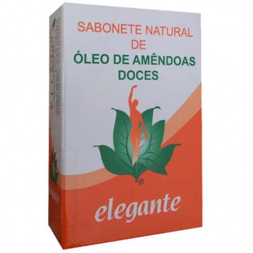 Elegante Sabonete de Óleo de Amêndoas Doces 140g