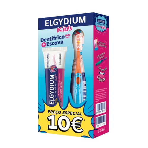 Elgydium Kids Gel Dentifrico Frutos Silvestres + Escova Pack
