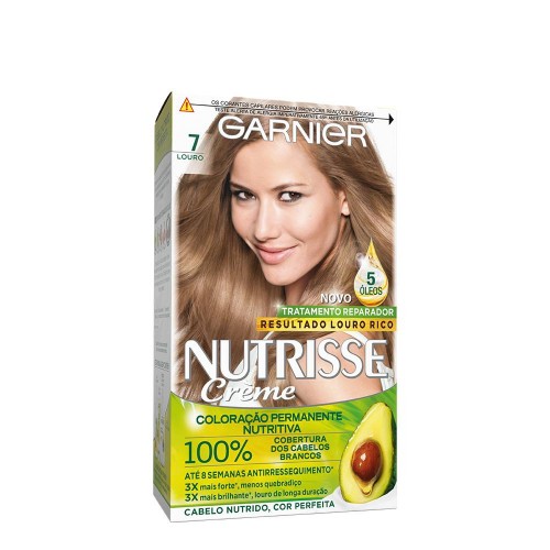 Garnier Nutrisse Coloração Permanente Nutritiva 7 Louro
