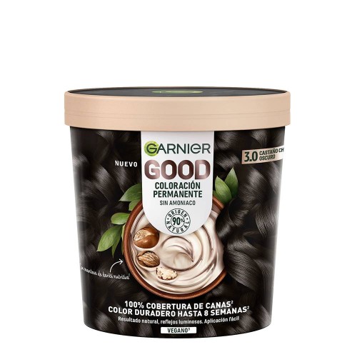 Garnier Good Cocoon Coloração Permanente 3.0 Castanho Chocolate Escuro 550ml