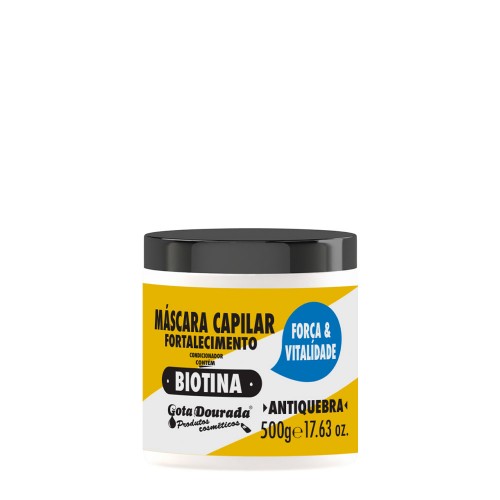 Gota Dourada Biotina Máscara Capilar Fortelecimento 500g