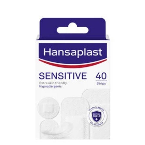 Hansaplast Sensitive 40 unidades - 4 tamanhos