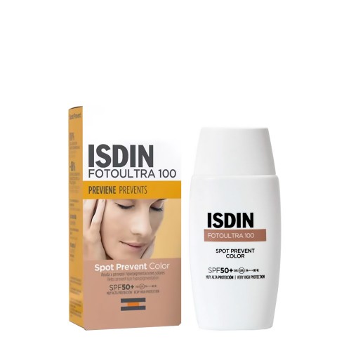 ISDIN Fotoultra 100 Spot Prevent Protetor Solar com Cor SPF50+ 50ml