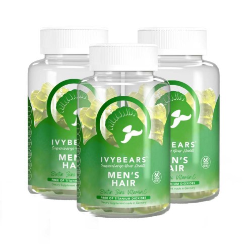 IvyBears Hair Vitamins For Men 3 Meses